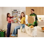 Gorenje NRKI619D61WFE beépíthető kombinált hűtőszekrény
