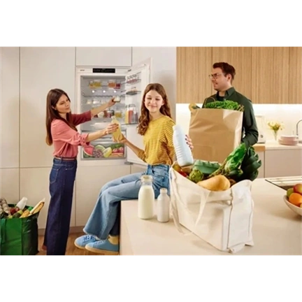 Gorenje NRKI619D61WFE beépíthető kombinált hűtőszekrény