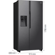 Gorenje NRR9185ESBXL Side by Side hűtő