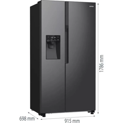 Gorenje NRR9185ESBXL Side by Side hűtő