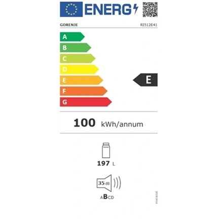 Gorenje RI512E41 beépíthető hűtőszekrény