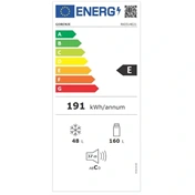 Gorenje RKI514E21 beépíthető kombinált hűtőszekrény