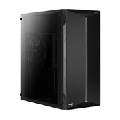 HÁZ Aerocool SPLIT RGB Midi-Tower - Fekete Ablakos