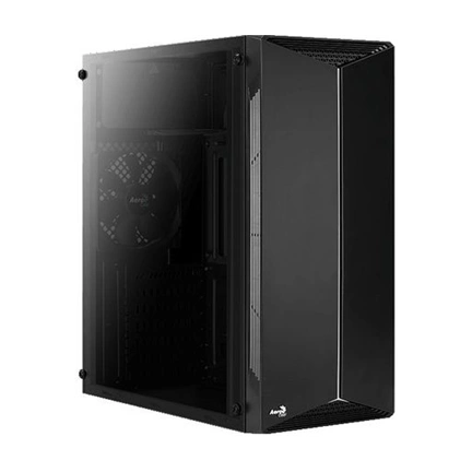 HÁZ Aerocool SPLIT RGB Midi-Tower - Fekete Ablakos
