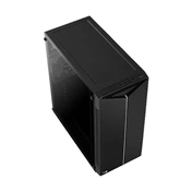 HÁZ Aerocool SPLIT RGB Midi-Tower - Fekete Ablakos