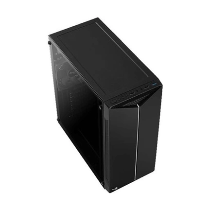 HÁZ Aerocool SPLIT RGB Midi-Tower - Fekete Ablakos