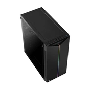 HÁZ Aerocool SPLIT RGB Midi-Tower - Fekete Ablakos