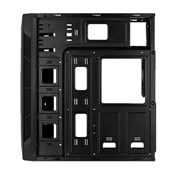 HÁZ Aerocool SPLIT RGB Midi-Tower - Fekete Ablakos