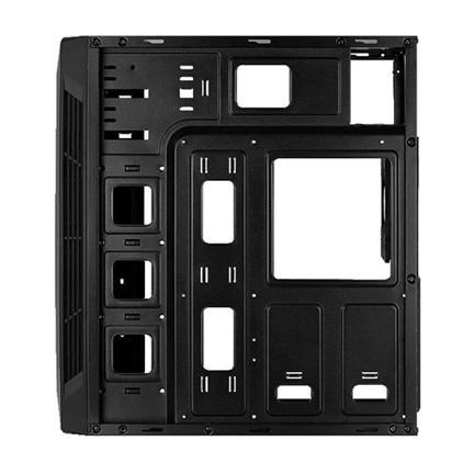 HÁZ Aerocool SPLIT RGB Midi-Tower - Fekete Ablakos
