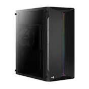 HÁZ Aerocool SPLIT RGB Midi-Tower - Fekete Ablakos