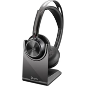 HP Poly Voyager Focus 2 Microsoft Teams Certified USB-C-C Headset + USB-C/A Adapter + Charging Stand