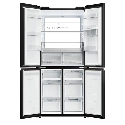 Haier HCKR7819DWGB 4 ajtós hűtő