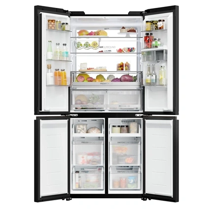 Haier HCKR7819DWGB 4 ajtós hűtő