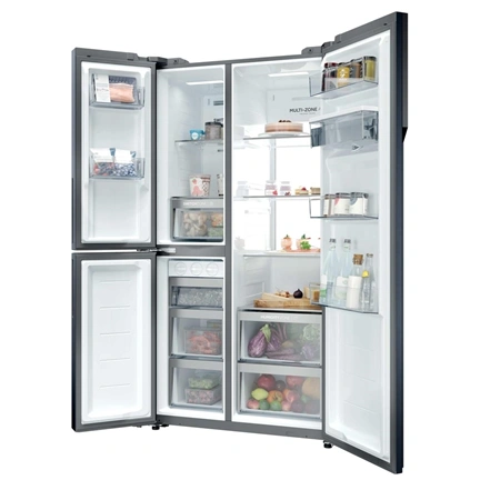 Haier HSPR79F18EWMB Side by Side hűtő