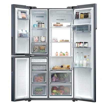 Haier HSPR79F18EWMB Side by Side hűtő