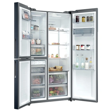 Haier HSPR79F18EWMB Side by Side hűtő