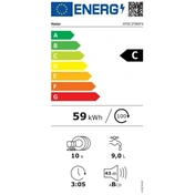 Haier XF0C3TB0FX mosogatógép 45 cm