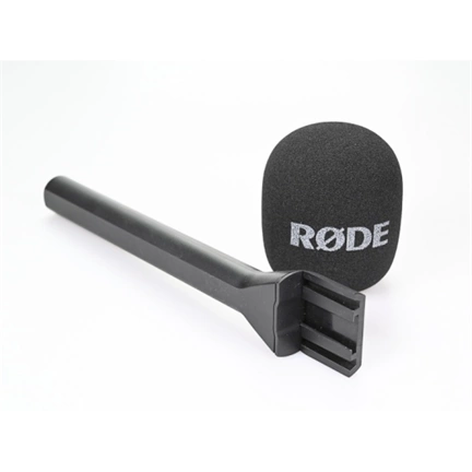 Használt RODE Interview GO Mikrofon nyél és szélfogó szivacs Wireless GO vezeték nélküli rendszer riporter
