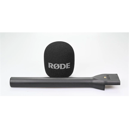 Használt RODE Interview GO Mikrofon nyél és szélfogó szivacs Wireless GO vezeték nélküli rendszer riporter