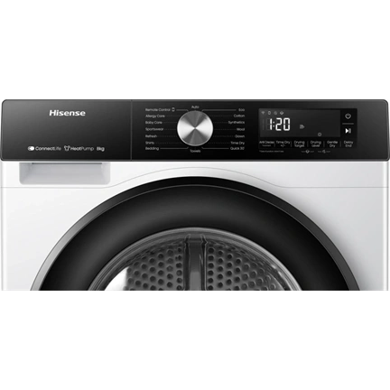 Hisense DH3S802BW2 szárítógép 8kg