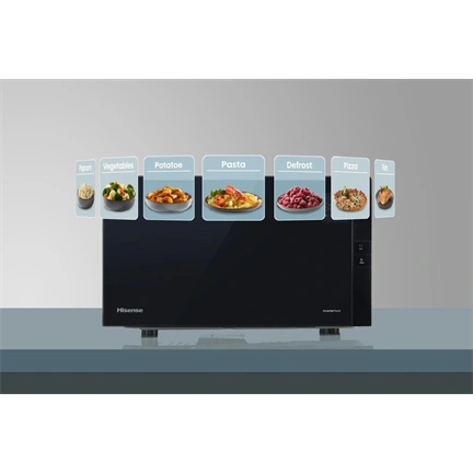 Hisense H25MOBS4HGI  mikrohullámú sütő elektronikus vezérlés