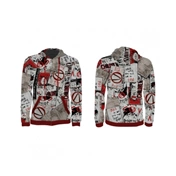 Hoodie Borderlands 3 "Propaganda" Cut & Sew Zipper Hoodie, S GE6519S kapucnis pulóver