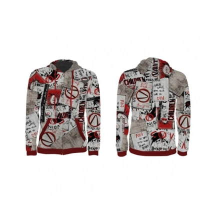 Hoodie Borderlands 3 "Propaganda" Cut & Sew Zipper Hoodie, S GE6519S kapucnis pulóver