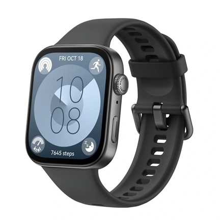 Huawei Watch Fit 3 okosóra, fekete
