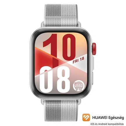 Huawei Watch Fit 4 okosóra, ezüst