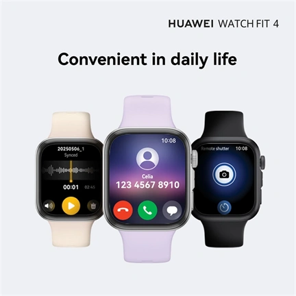Huawei Watch Fit 4 okosóra, ezüst
