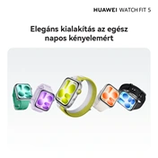 Huawei Watch Fit 5 okosóra, fekete