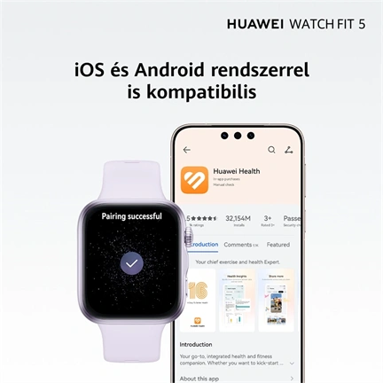 Huawei Watch Fit 5 okosóra, zöld