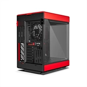 Hyte Y60 Midi Tower, Tempered Glass - Black/Red