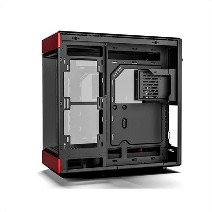 Hyte Y60 Midi Tower, Tempered Glass - Black/Red