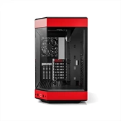Hyte Y60 Midi Tower, Tempered Glass - Black/Red