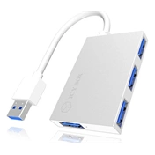 ICY BOX 4 Port USB 3.0 IB-HUB1402 Hub Aluminium