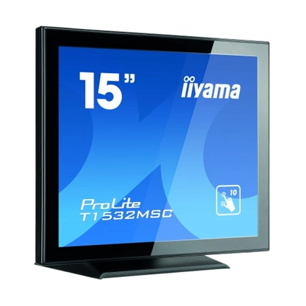 IIYAMA 38.0cm (15")   T1532MSC-B5X  4:3  M-Touch HDMI+DP Spk