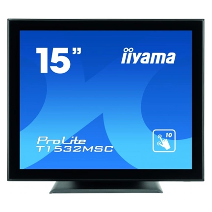 IIYAMA 38.0cm (15")   T1532MSC-B5X  4:3  M-Touch HDMI+DP Spk
