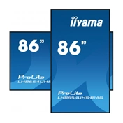 IIYAMA ProLite LH8654UHS-B1AG 86" 4K UHD 24/7 Android FailOver Intel SDM