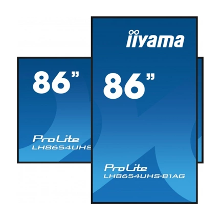 IIYAMA ProLite LH8654UHS-B1AG 86" 4K UHD 24/7 Android FailOver Intel SDM