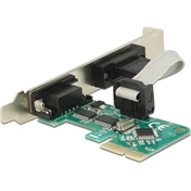 I/O Delock PCI Express-kártya > 2 x Soros RS-232