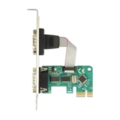 I/O Delock PCI Express-kártya > 2 x Soros RS-232