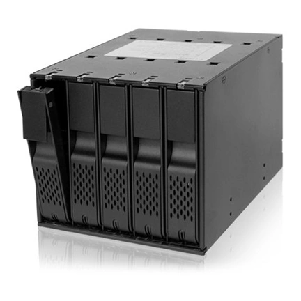 Icy Dock FlexCage MB975SP-B Tray-less 5x3.5" HDD in 3x5.25" Bay SATA Hot Swap Rack / Cage / Module Icy Dock FlexCage MB975SP-B Tray-less 5x3.5" HDD in 3x5.25" Bay SATA Hot Swap Rack / Cage / Module