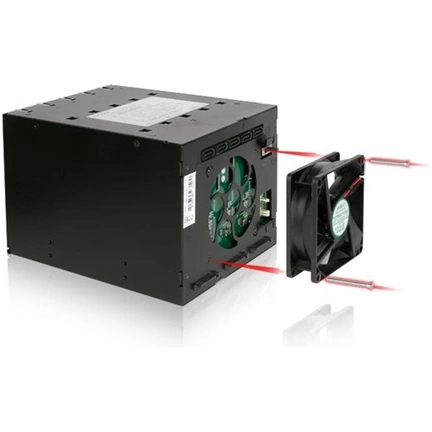 Icy Dock FlexCage MB975SP-B Tray-less 5x3.5" HDD in 3x5.25" Bay SATA Hot Swap Rack / Cage / Module Icy Dock FlexCage MB975SP-B Tray-less 5x3.5" HDD in 3x5.25" Bay SATA Hot Swap Rack / Cage / Module