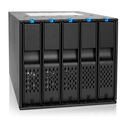 Icy Dock FlexCage MB975SP-B Tray-less 5x3.5" HDD in 3x5.25" Bay SATA Hot Swap Rack / Cage / Module Icy Dock FlexCage MB975SP-B Tray-less 5x3.5" HDD in 3x5.25" Bay SATA Hot Swap Rack / Cage / Module