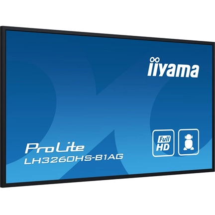 Iiyama ProLite LH3260HS-B1AG professzionális kijelző, LFD 32" FHD VA Android
