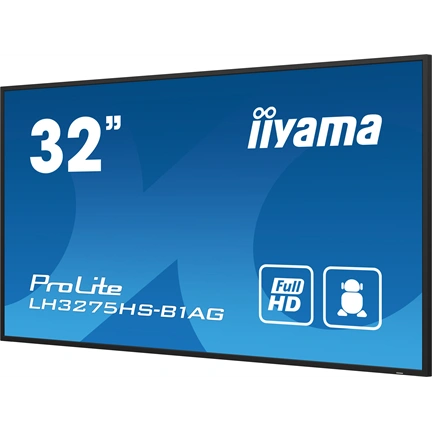 Iiyama ProLite LH3275HS-B1AG professzionális kijelző, LFD 32" FHD IPS Android