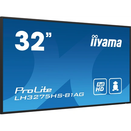 Iiyama ProLite LH3275HS-B1AG professzionális kijelző, LFD 32" FHD IPS Android