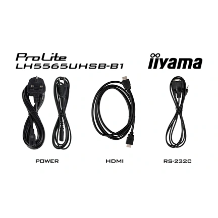 Iiyama ProLite LH5565UHSB-B1 professzionális kijelző, LFD 55" 4K UHD IPS Android