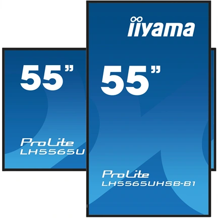 Iiyama ProLite LH5565UHSB-B1 professzionális kijelző, LFD 55" 4K UHD IPS Android